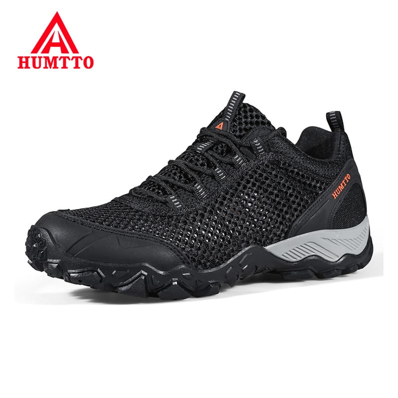 HUMTTO Outdoor Mens Sneakers Breathable Light High Quality Couples Casual Shoes Man Non-slip Wear-resistant Lace-up Men Shoes