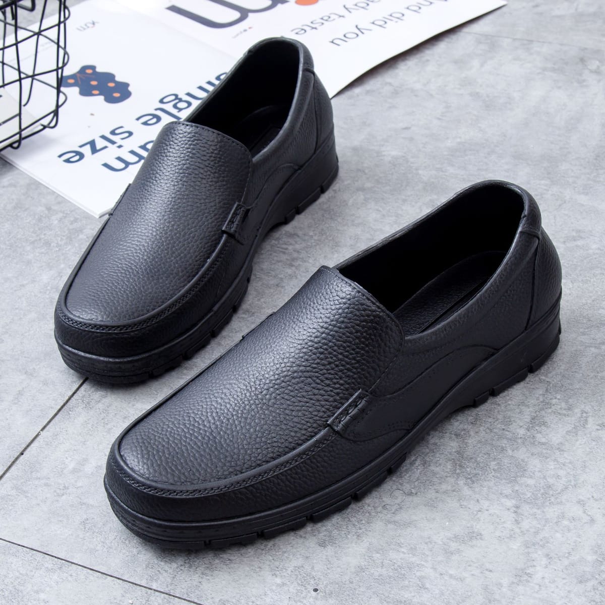 Fashion PVC Unisex Rain Boots Men's Comfortable Work Rain Boots Kitchen Non-slip Waterproof Special Shoes Outdoor Fishing Boots