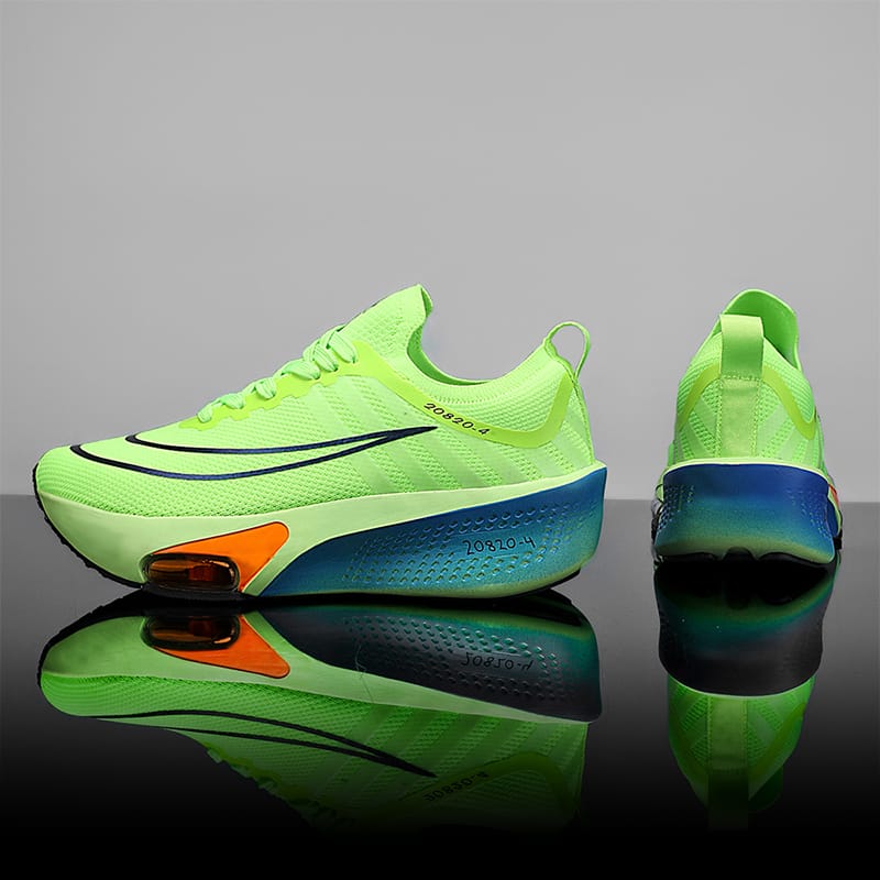 Marathon Air Cushion Men Sports Running Shoes Carbon Plate Breathable Lightweight Women's Comfortable Athletic Nonskid Sneakers