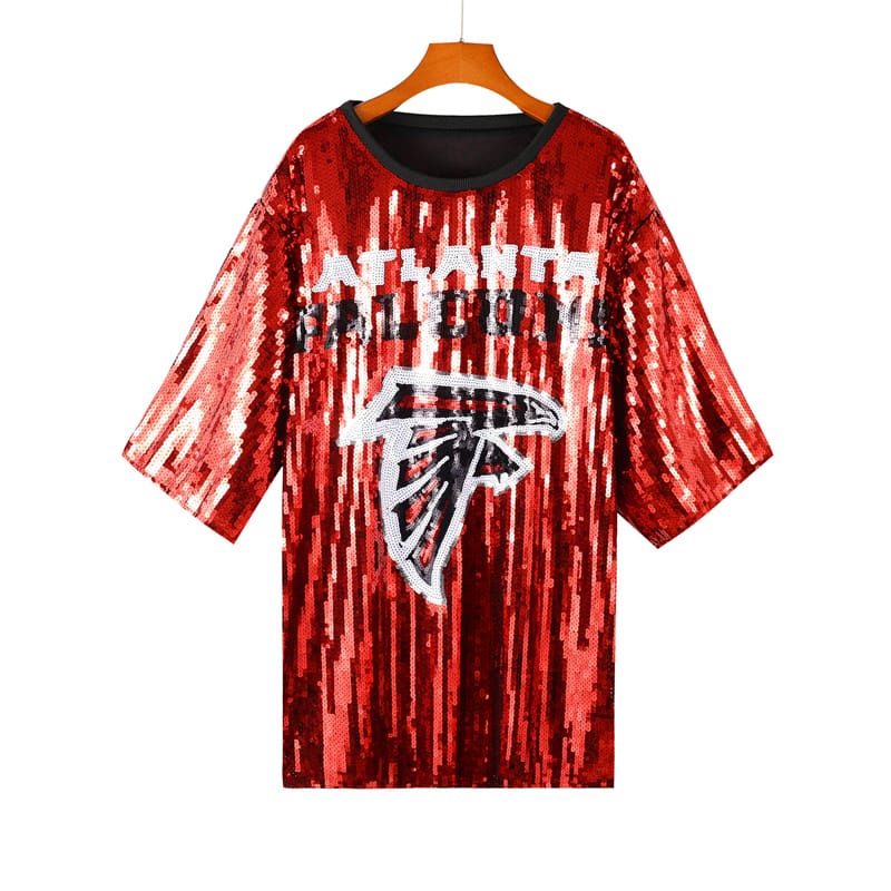 Summer New Letter Sequined Cartoon T-Shirt Round Neck Loose Hip Hop Short Sleeve Straight Fashion Streetwear Women's Wear