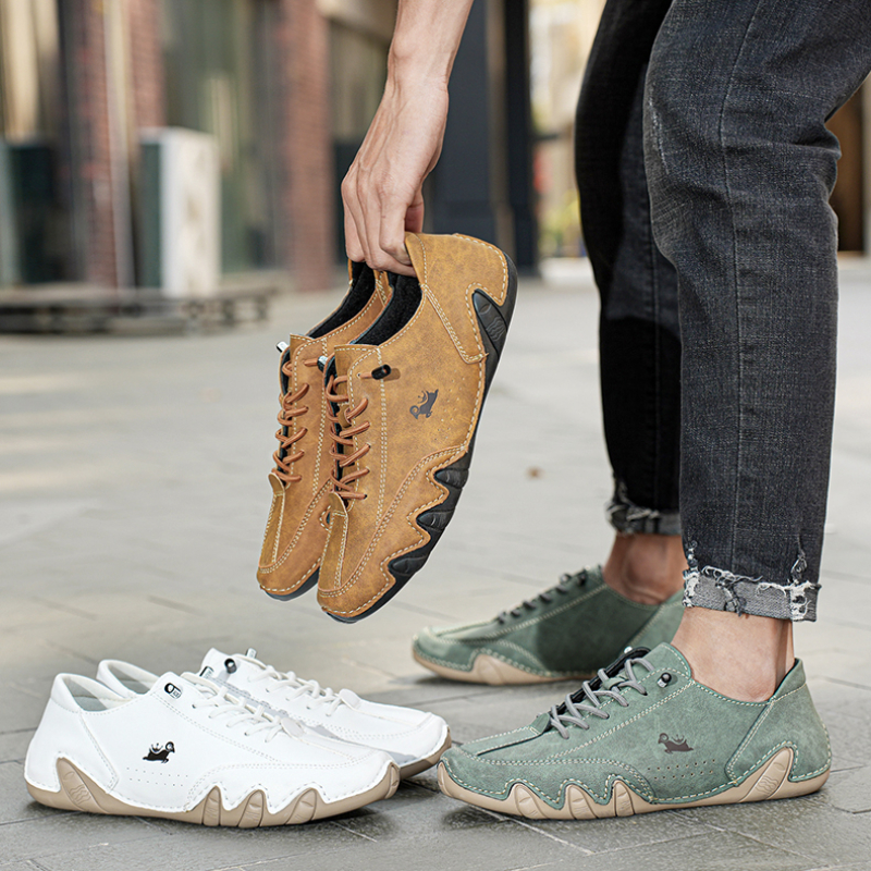 Spring and Autumn Men's Fashion Sports Boys Running Leisure Breathable Outdoor Shoes Lightweight Flat Low Shoes New Style