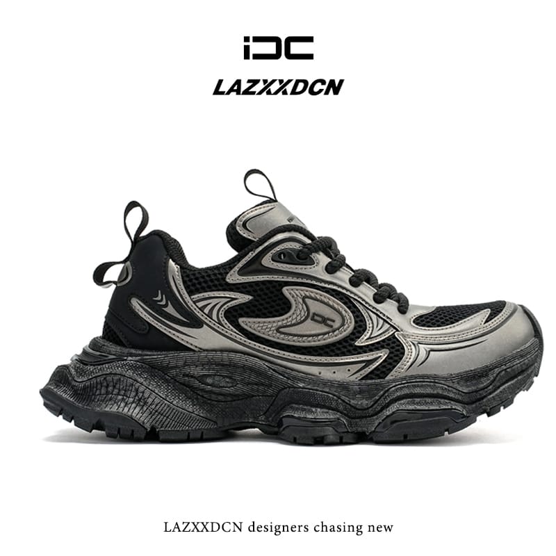LAZXXDCN Running Shoes Men's Thick Soles Trendy Men's Sports Shoes High-quality Harajuku Travel Shoes 2024 New