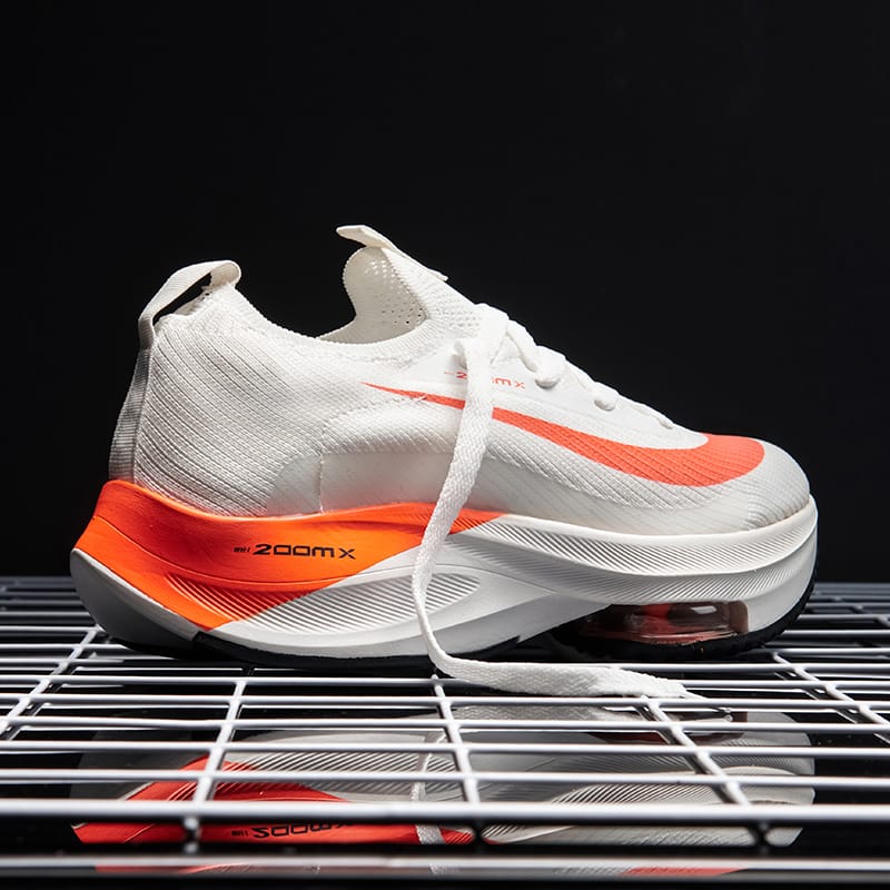 Men's Elevated Breathable Running Shoes Soft Elastic Air Cushion Walking Unisex Sports Shoes Outdoor Marathon Couple Sports