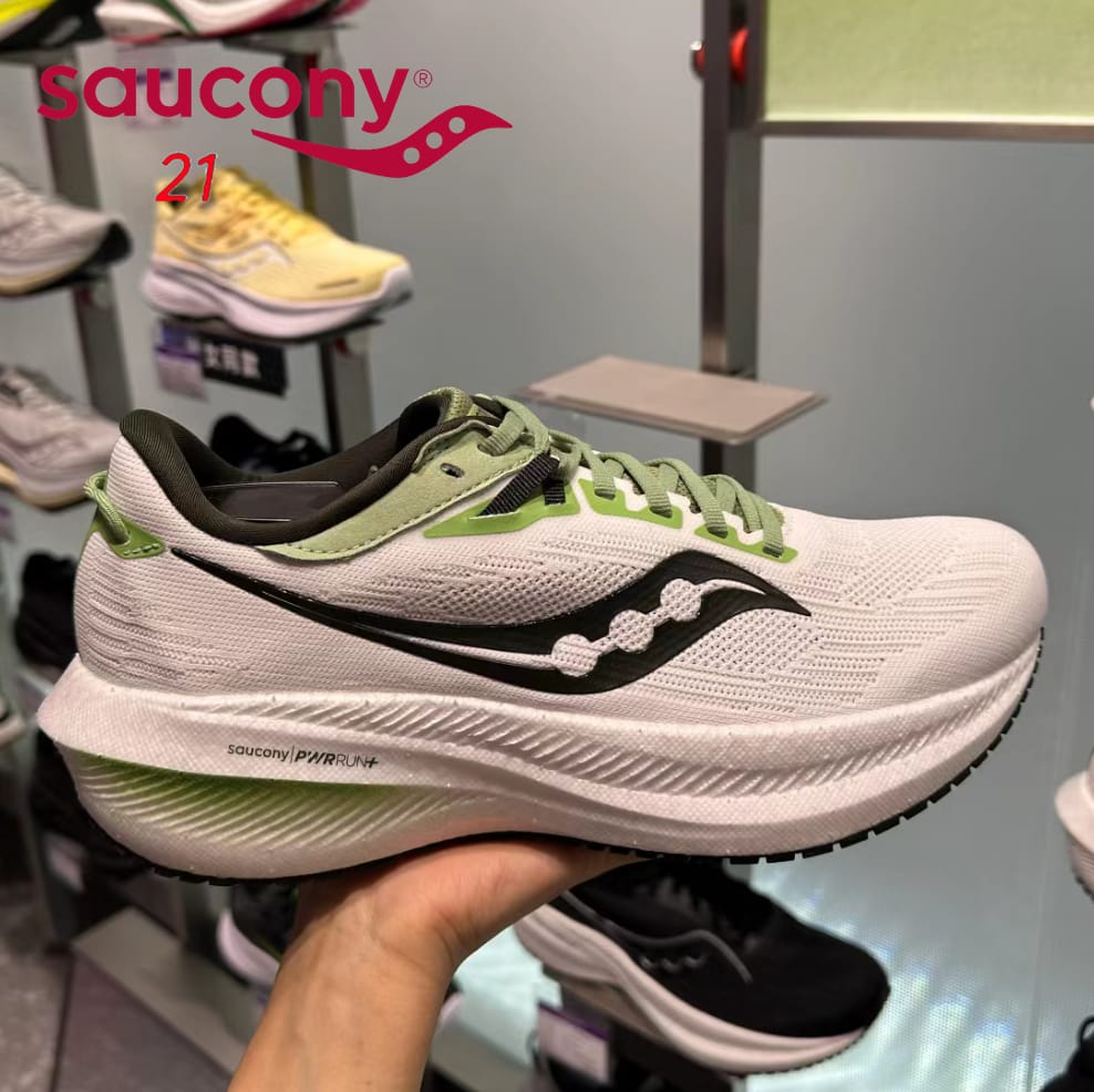 2023 NEW Original Saucony Triump-h 21 Victory Runner Speed Cross Running Casual Shoes Men Women Cushioning Race Road Sneakers