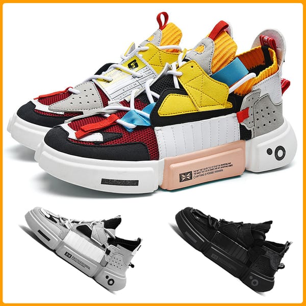 Xiaomi Youpin Men Casual Shoes Women Sneakers New Fashion   Lightweight Outdoor Run Sports Breathable Thick Bottom Shoes Couples