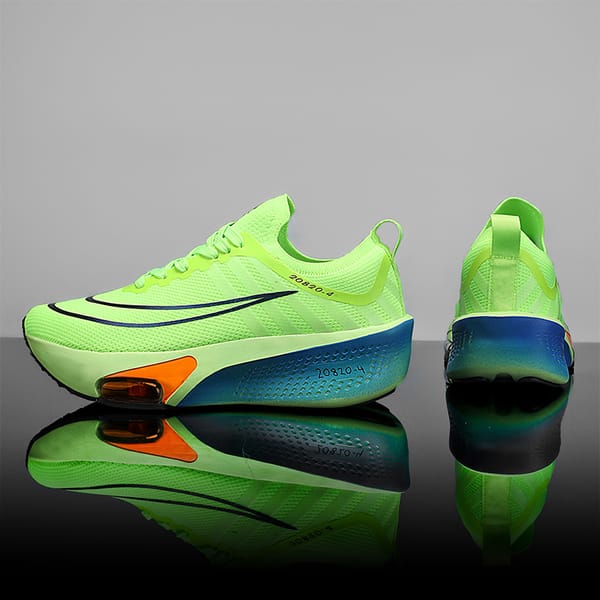 Marathon Air Cushion Men Sports Running Shoes Carbon Plate Breathable Lightweight Women's Comfortable Athletic Nonskid Sneakers