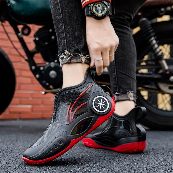 2023 Men's Fashionable Non-Slip Rain Boots Outdoor Non-Slip Fishing Boots Kitchen Work Shoes Unisex Comfortable Work Shoes 낚시장화