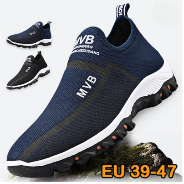 Men's Sports Fashion Casual Cold Adhesive Walking Breathable Anti Slip Casual Running Shoes
