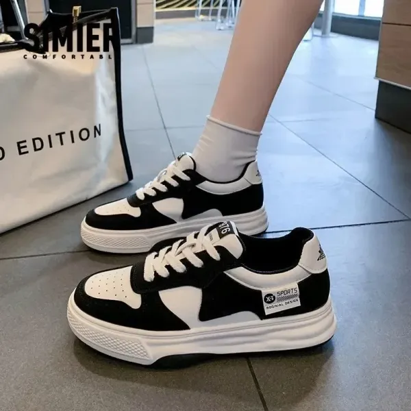 New Platform Shoes Women Sneakers Platform Vulcanized Shoes Fashion Comfortable Women's Shoes Casual Sneakers Tenis Masculino