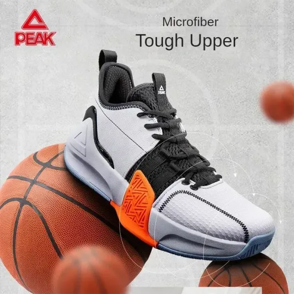 Peak Basketball Sneakers 2024 Spring and Autumn Trend Classic Practical Outdoor Sports Comfortable Non-slip Shoes for Men